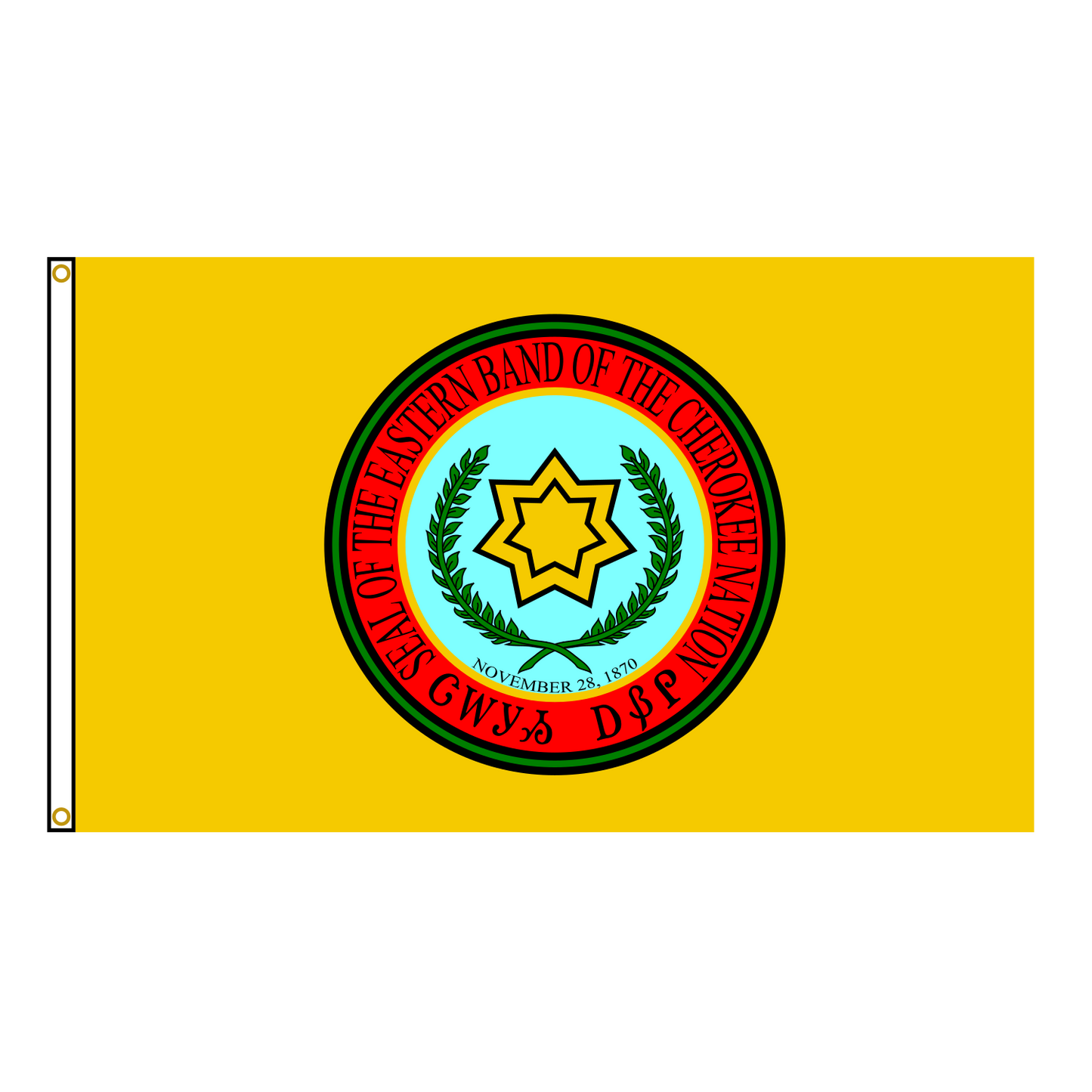 Eastern Band of Cherokee Nation Flag