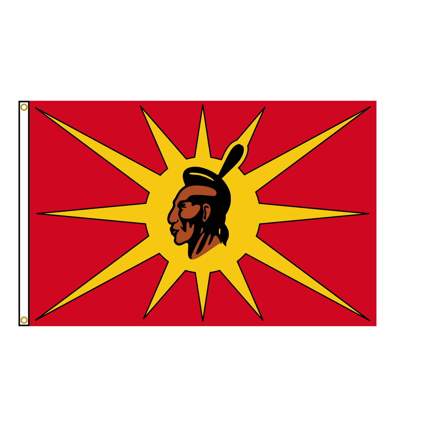 Mohawk Warrior Society Flag