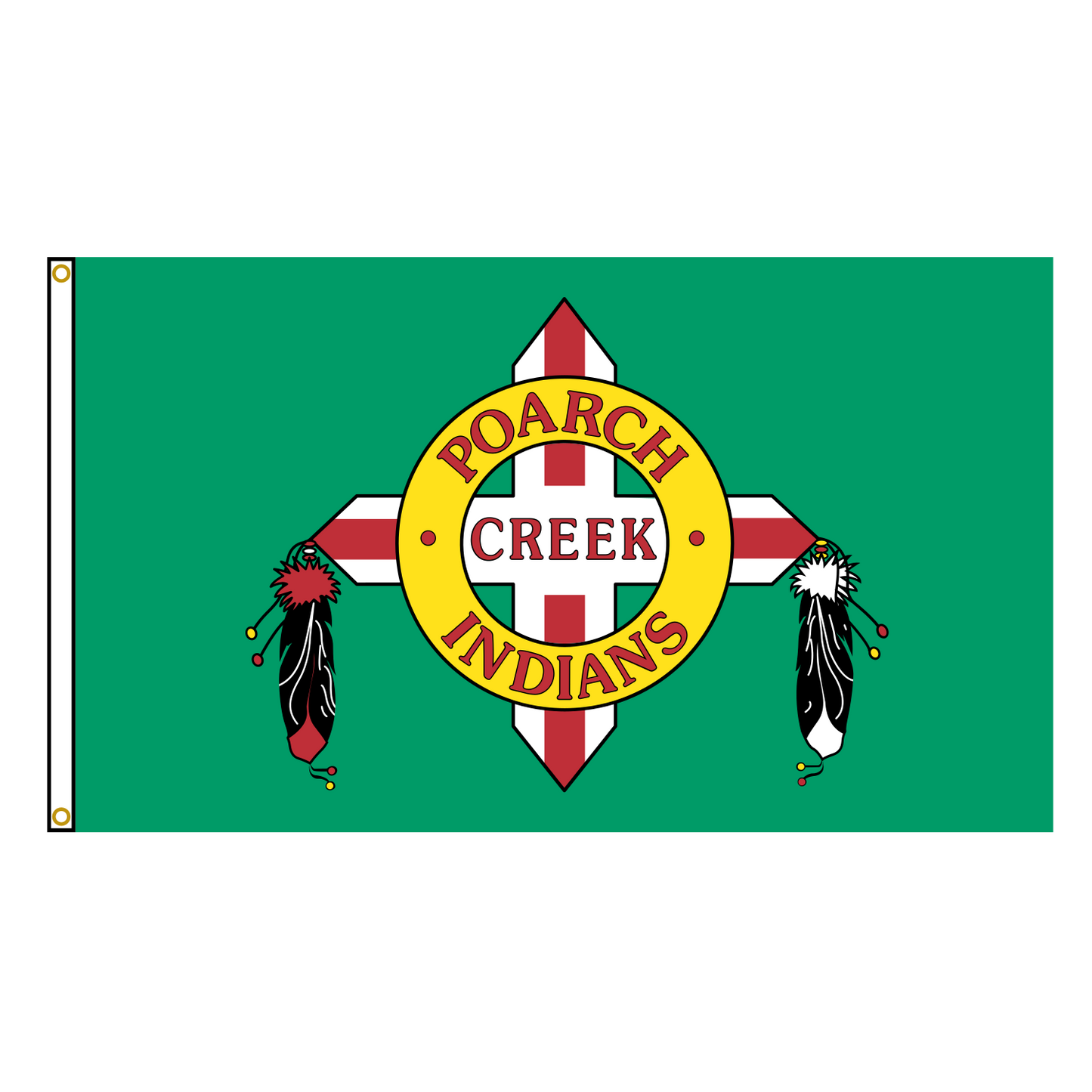 Poarch Creek Indians Flag