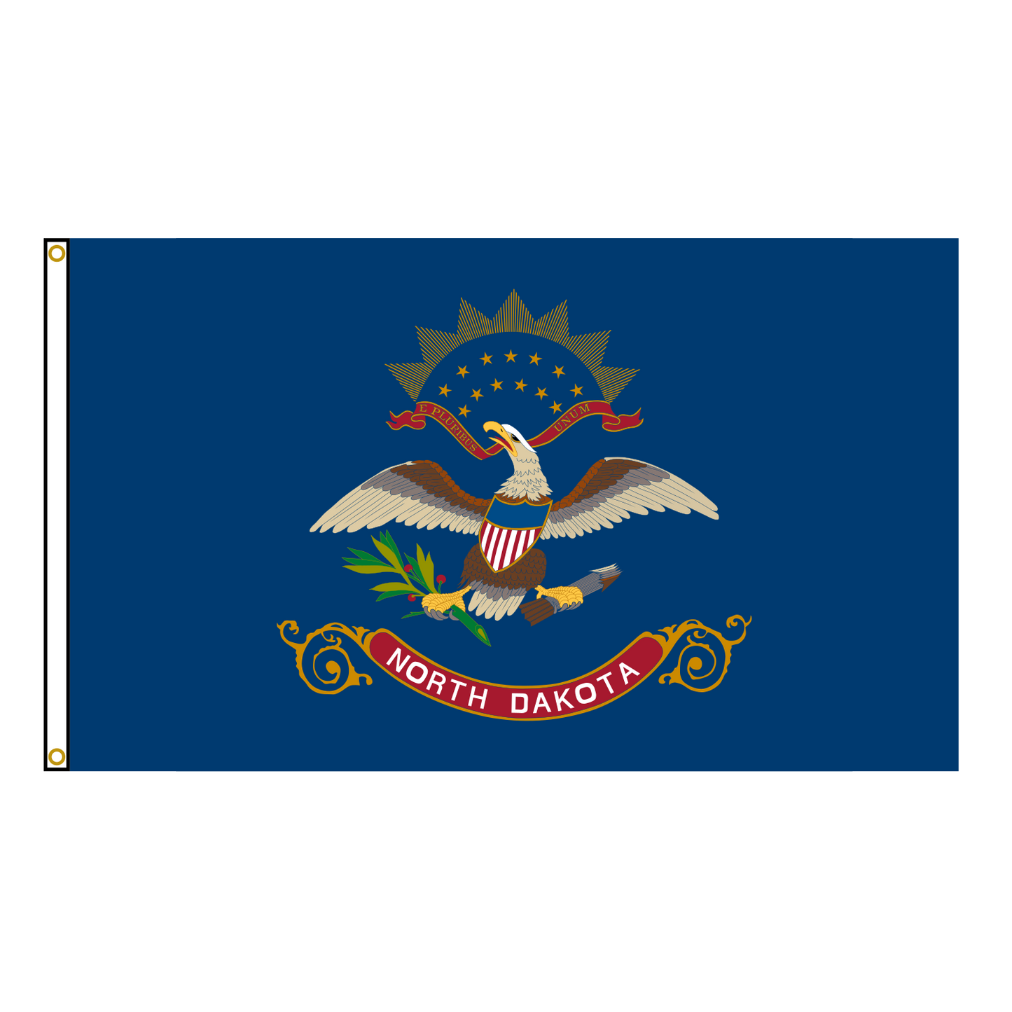 North Dakota State Flag Polyester USA