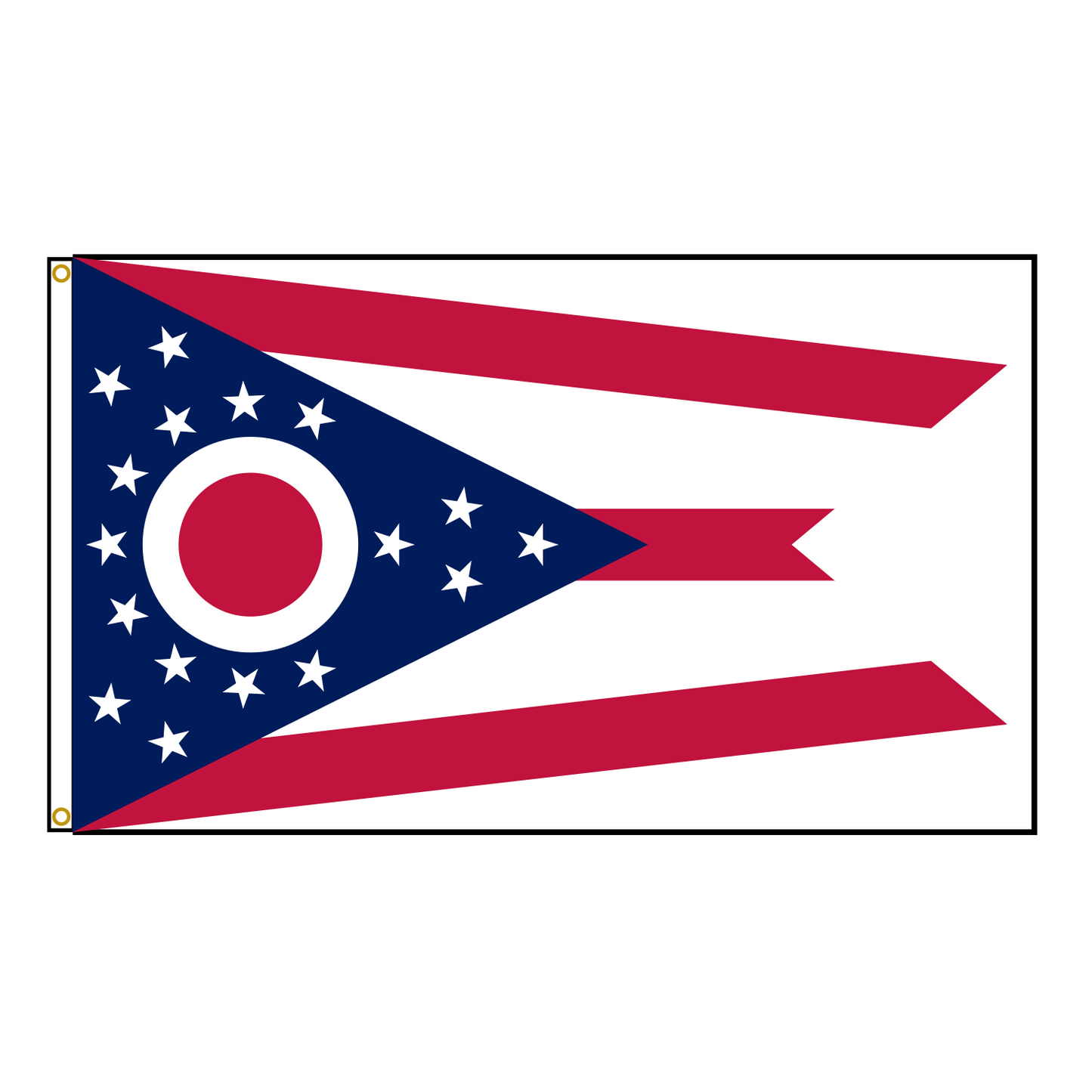Ohio State Flag Polyester USA