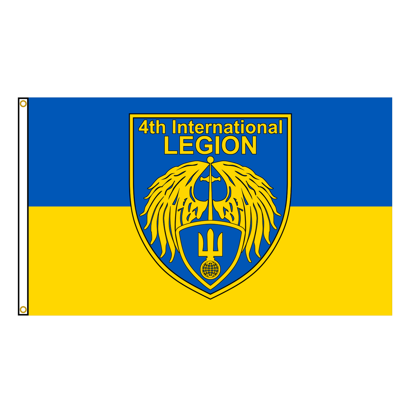 4th International Legion Flag Ukraine