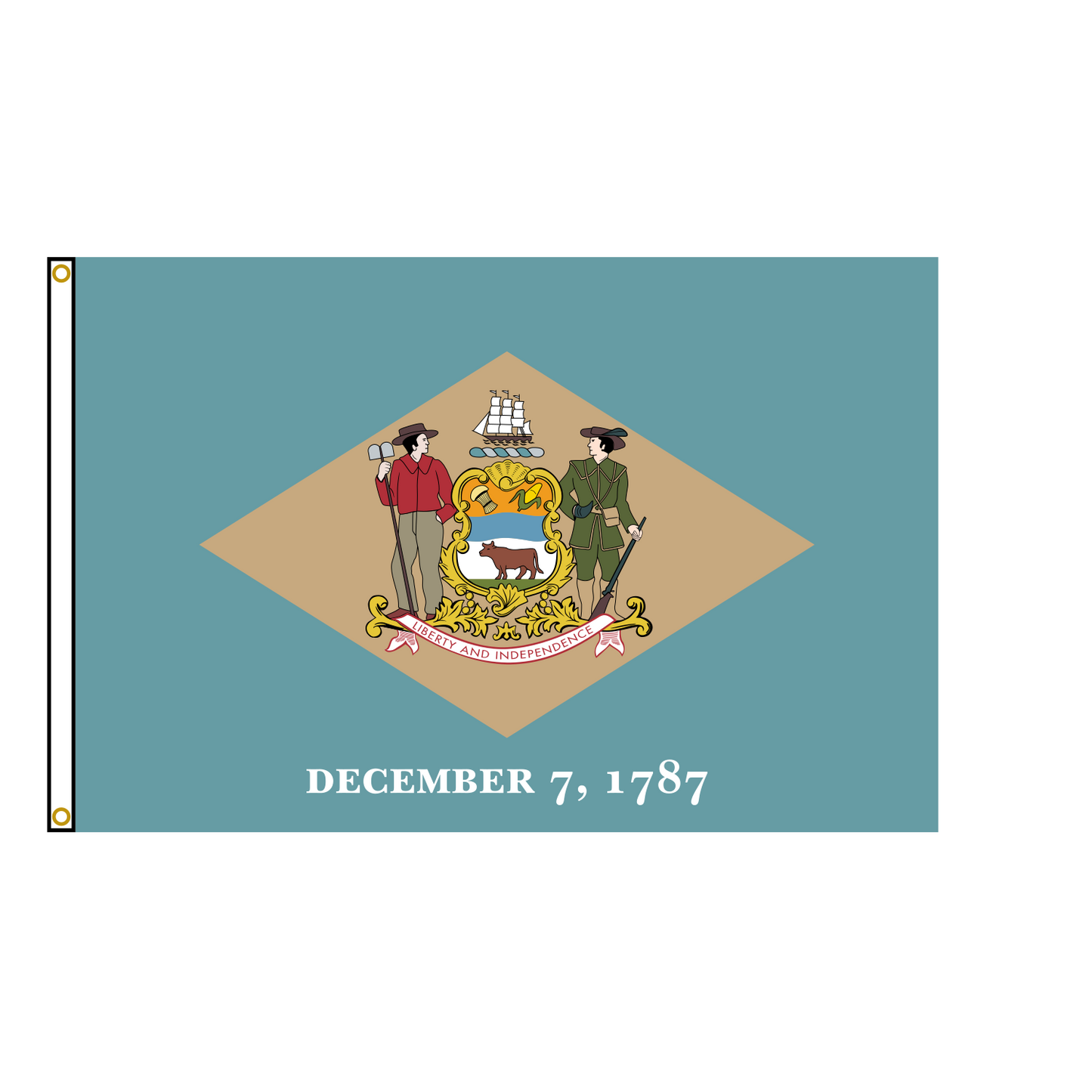 Delaware State Flag USA