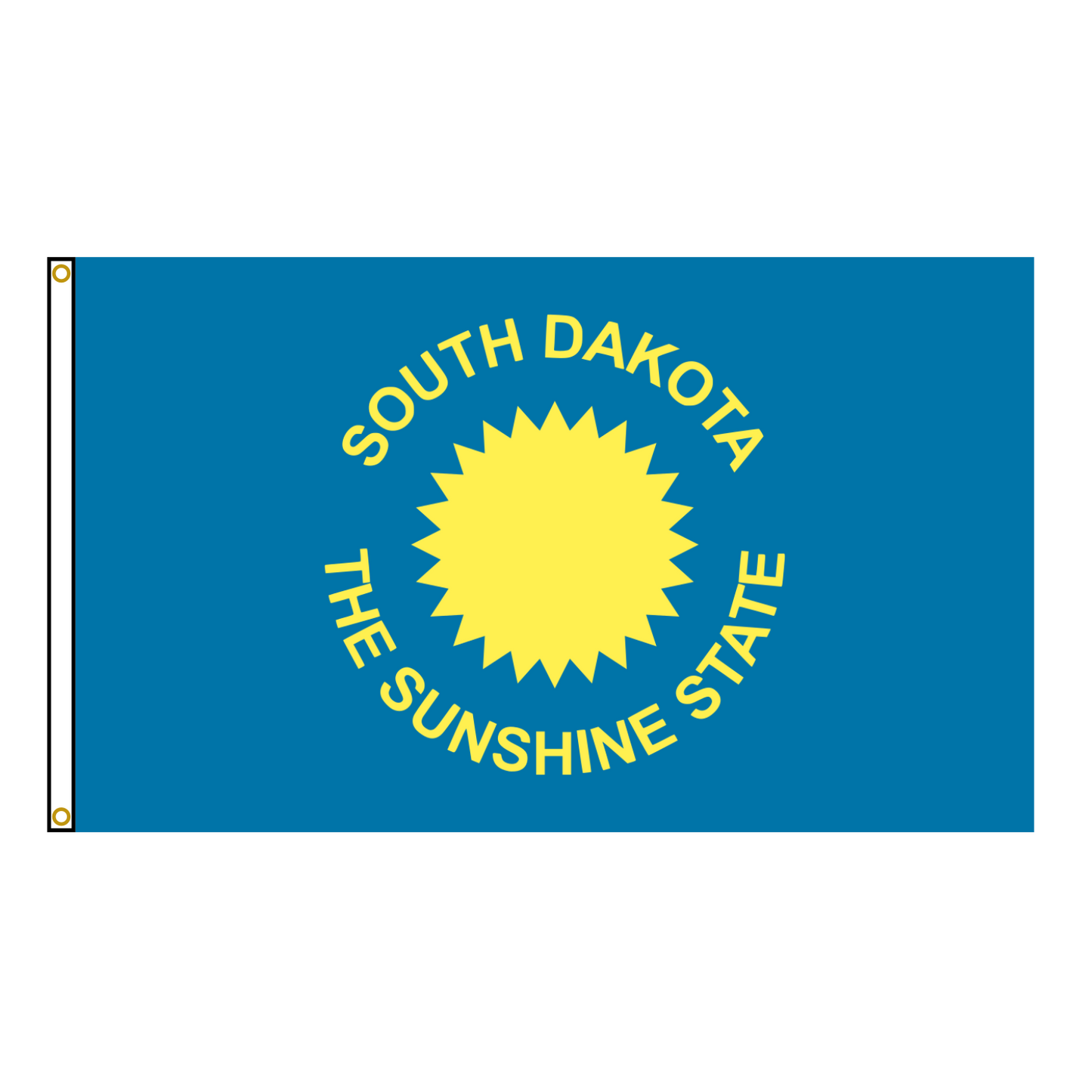 Old South Dakota State Flag 1909 - 1963