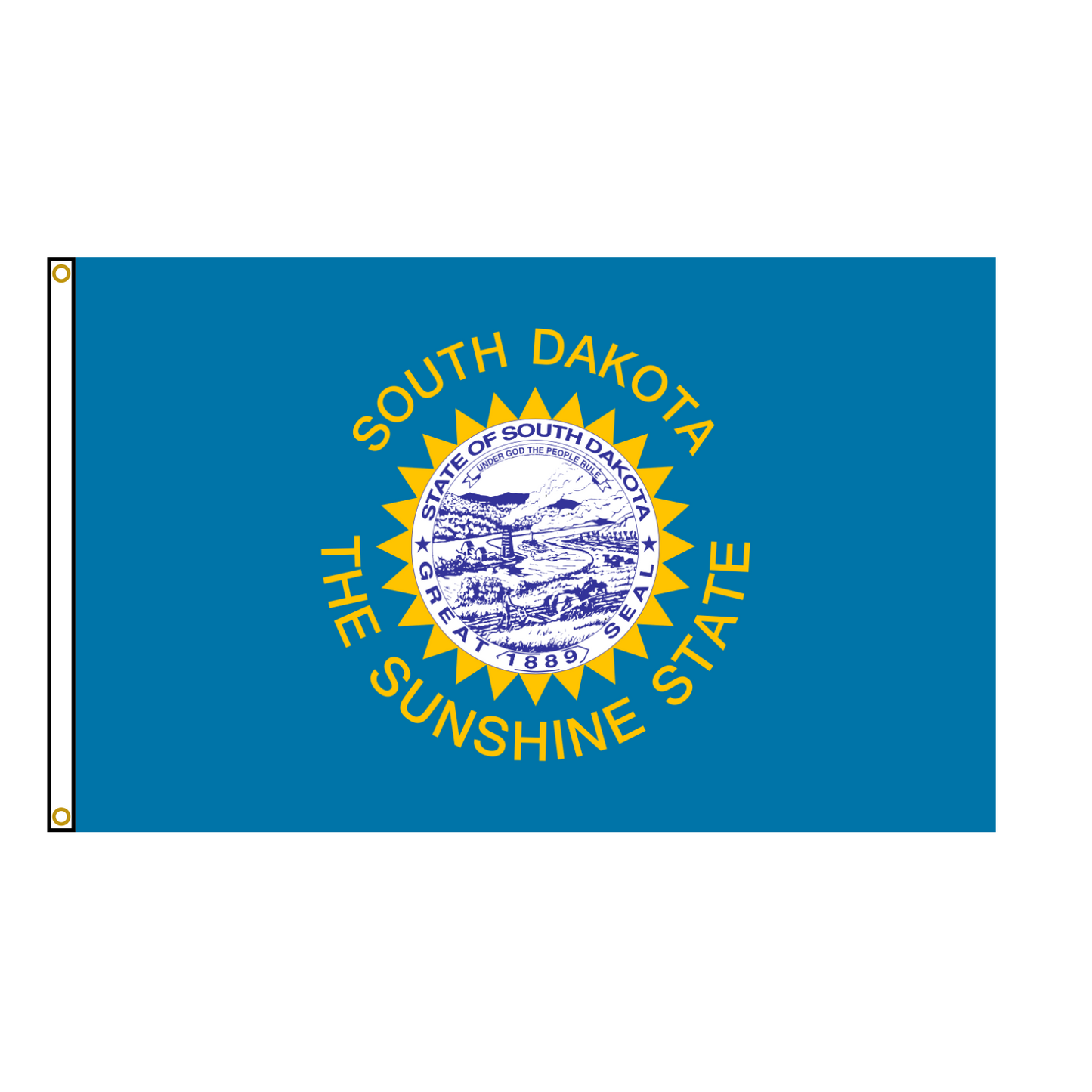 Old South Dakota State Flag 1963 - 1992
