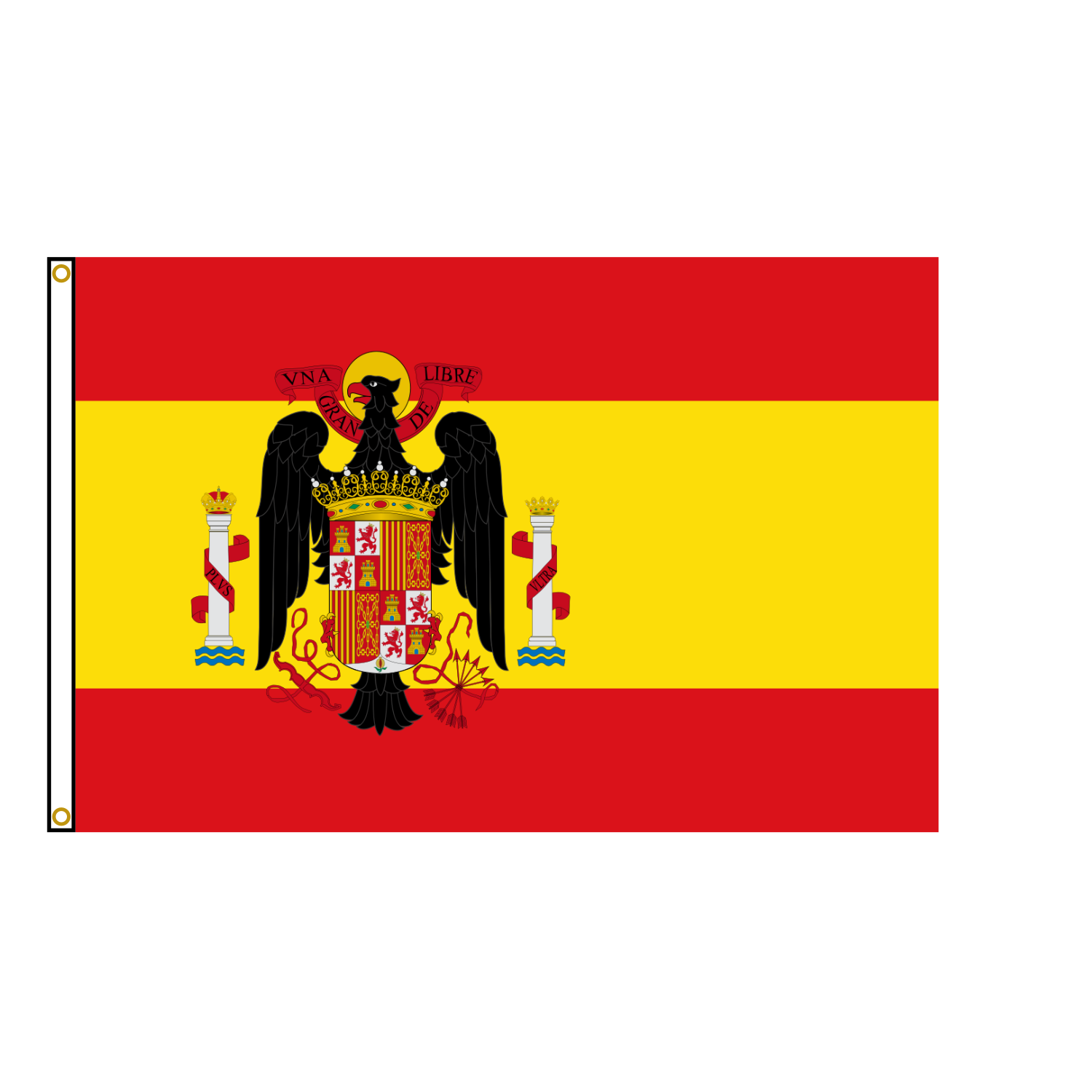Old Spain Flag 1945-1977 Franco