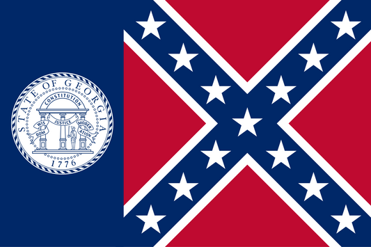 Old Georgia State Flag 1956 - 2001