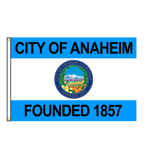 Anaheim California Flag