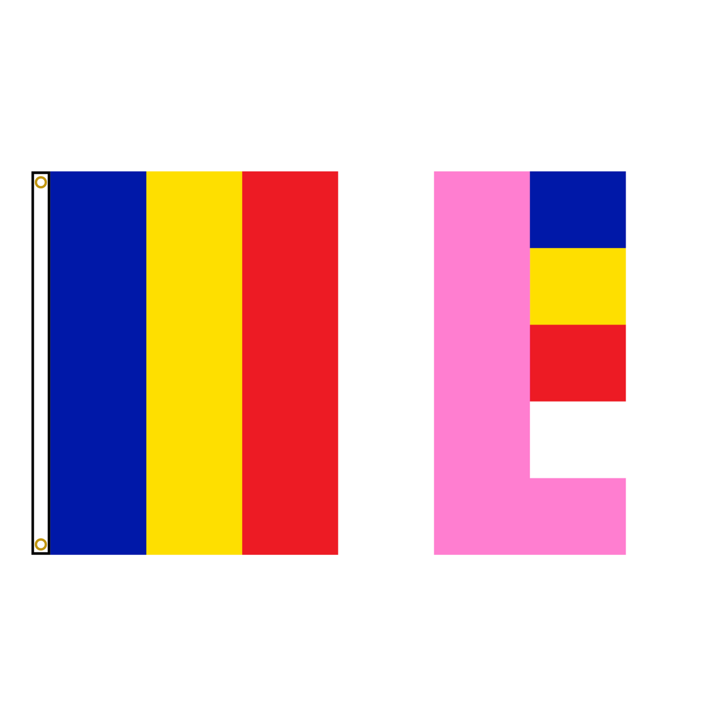 Burmese Buddhist Flag