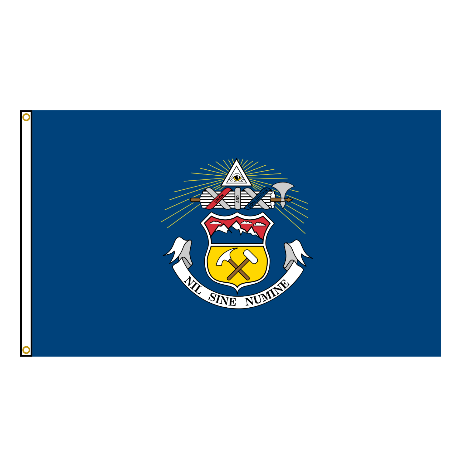 Old Colorado State Flag 1907 - 1911