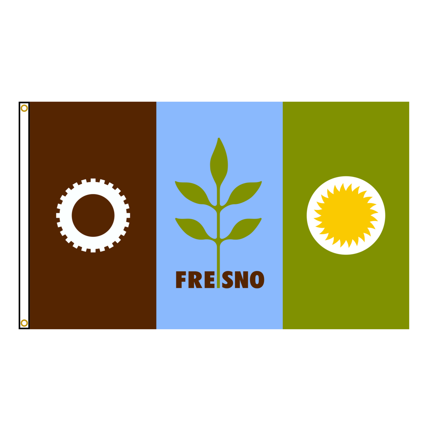 Fresno California Flag