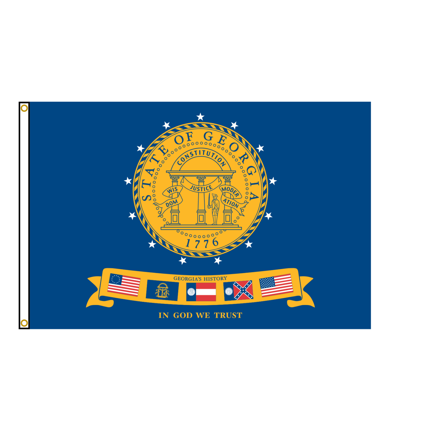 Old Georgia State Flag 2001 - 2003
