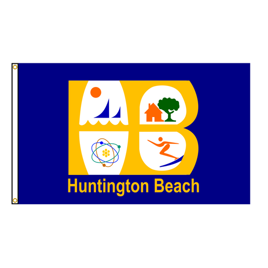 Huntington Beach California Flag