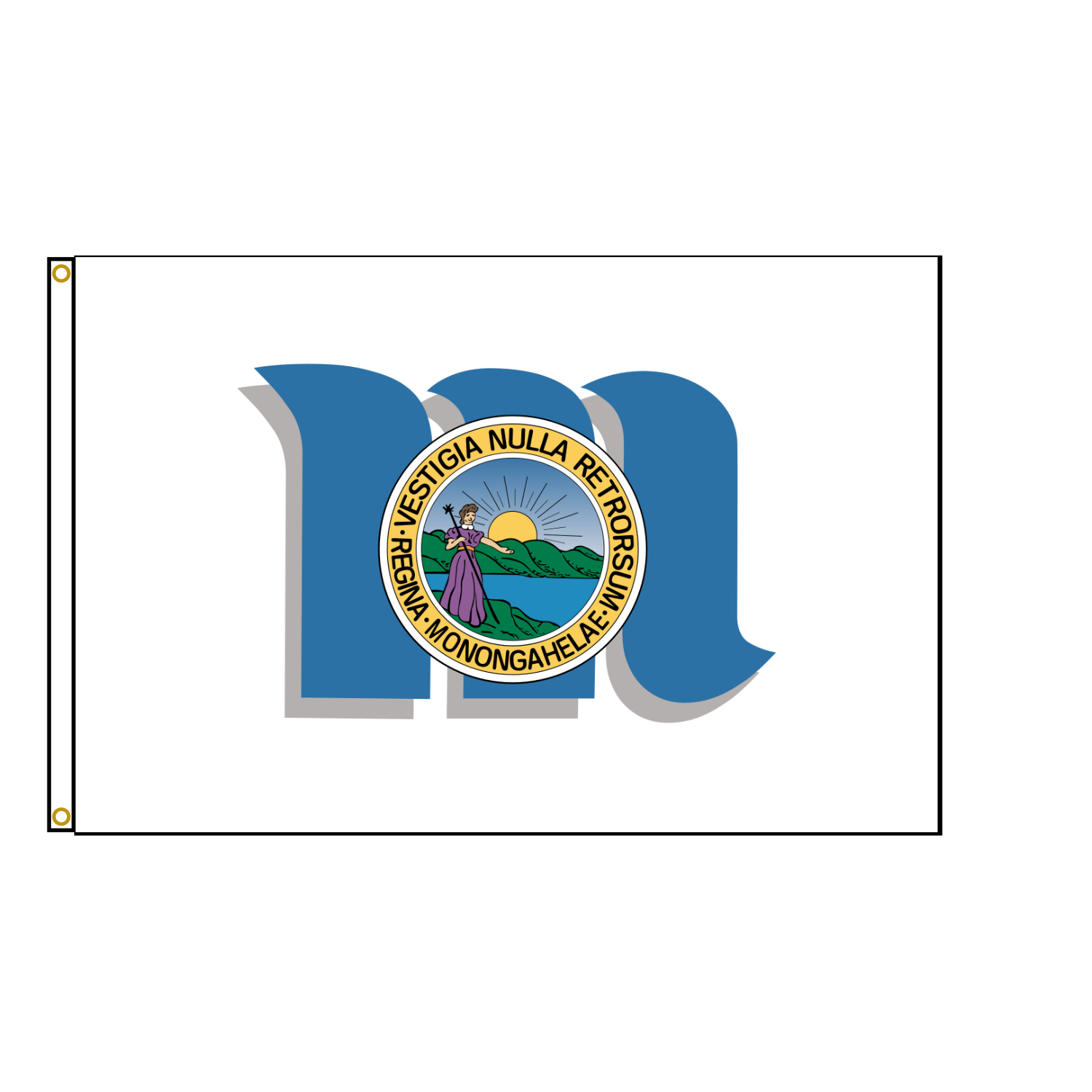 Morgantown West Virginia Flag