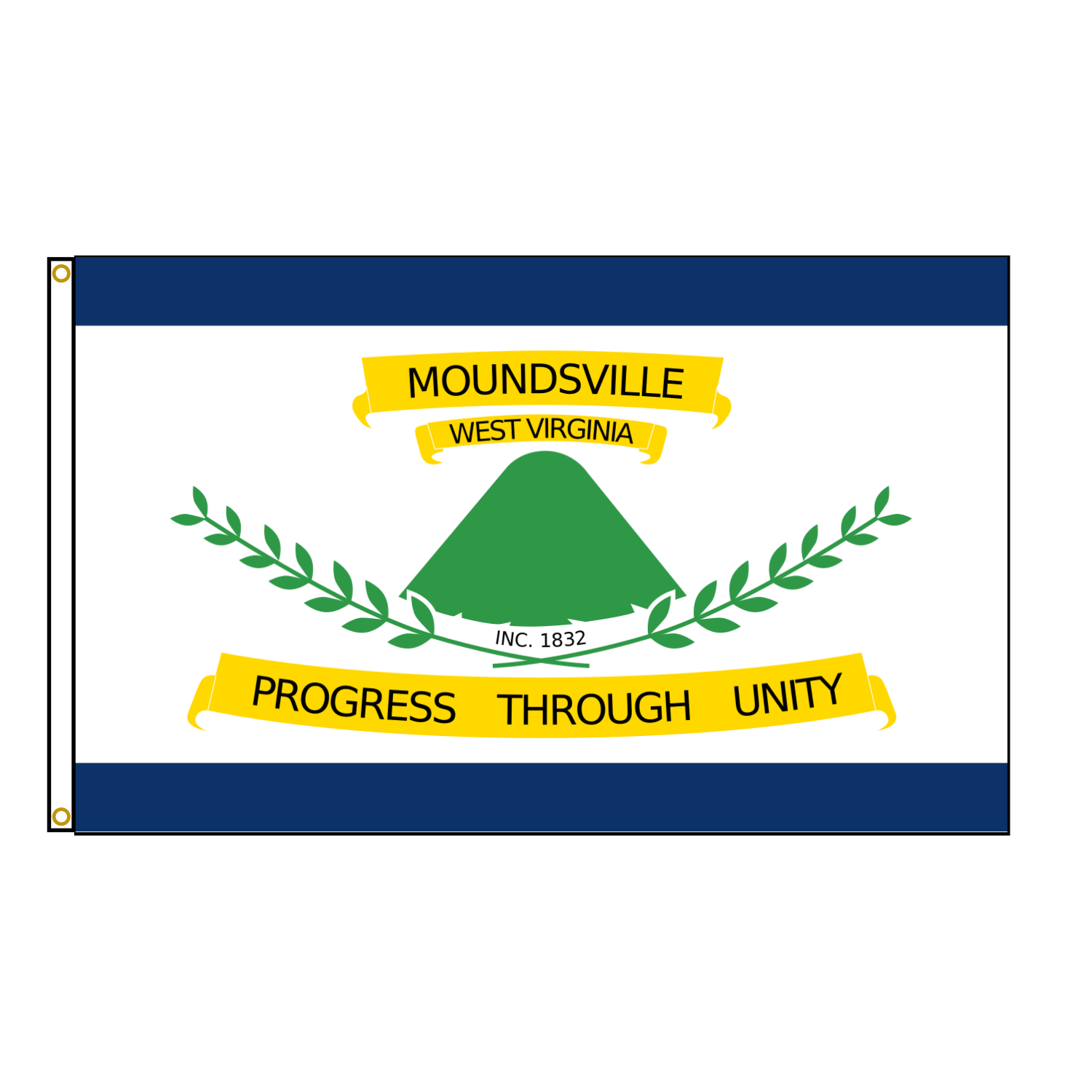 Moundsville West Virginia Flag