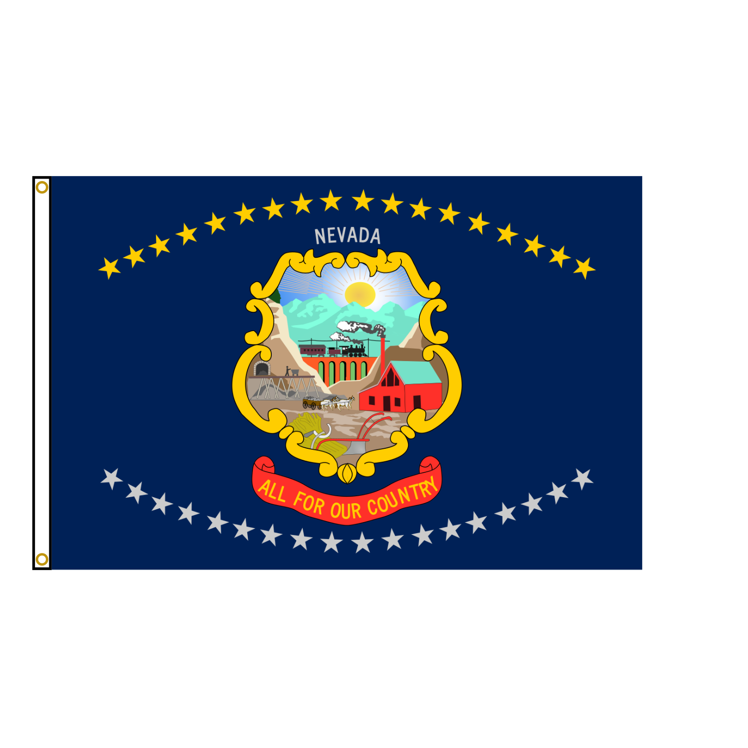 Old Nevada State Flag 1915 - 1929