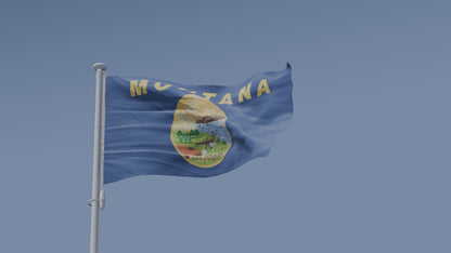 Montana State Flag USA