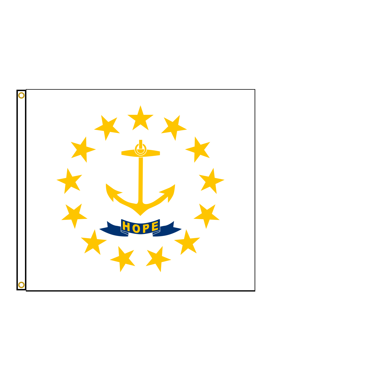 Rhode Island State Flag USA