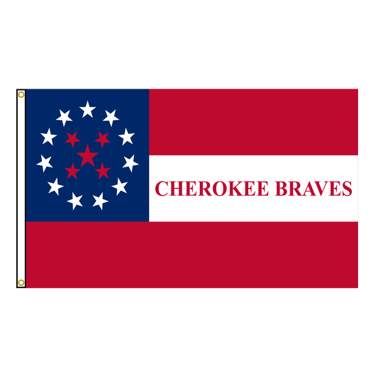 Cherokee Braves Flag