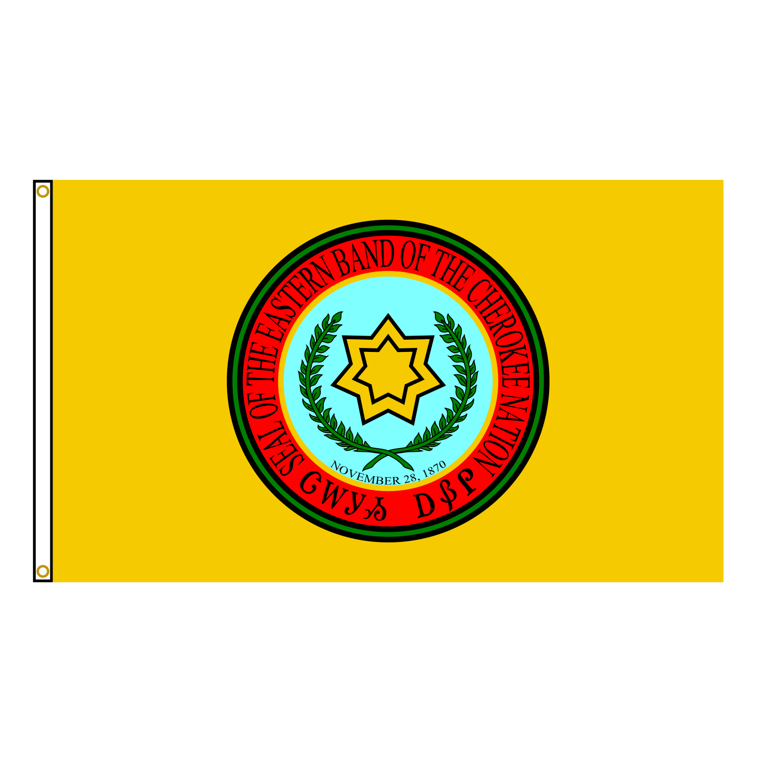 Eastern Band of Cherokee Nation Flag