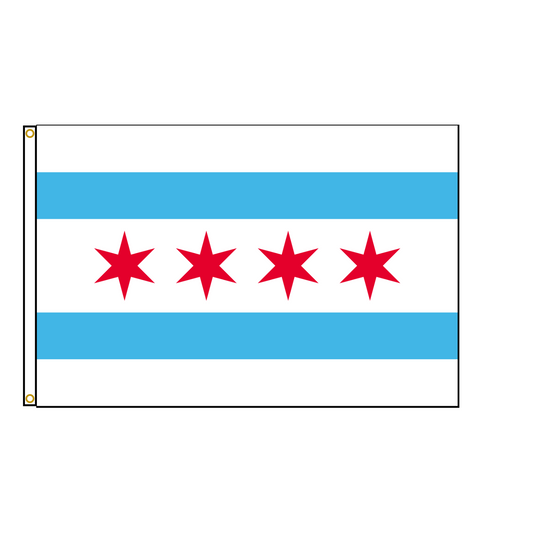 Chicago Illinois Flag
