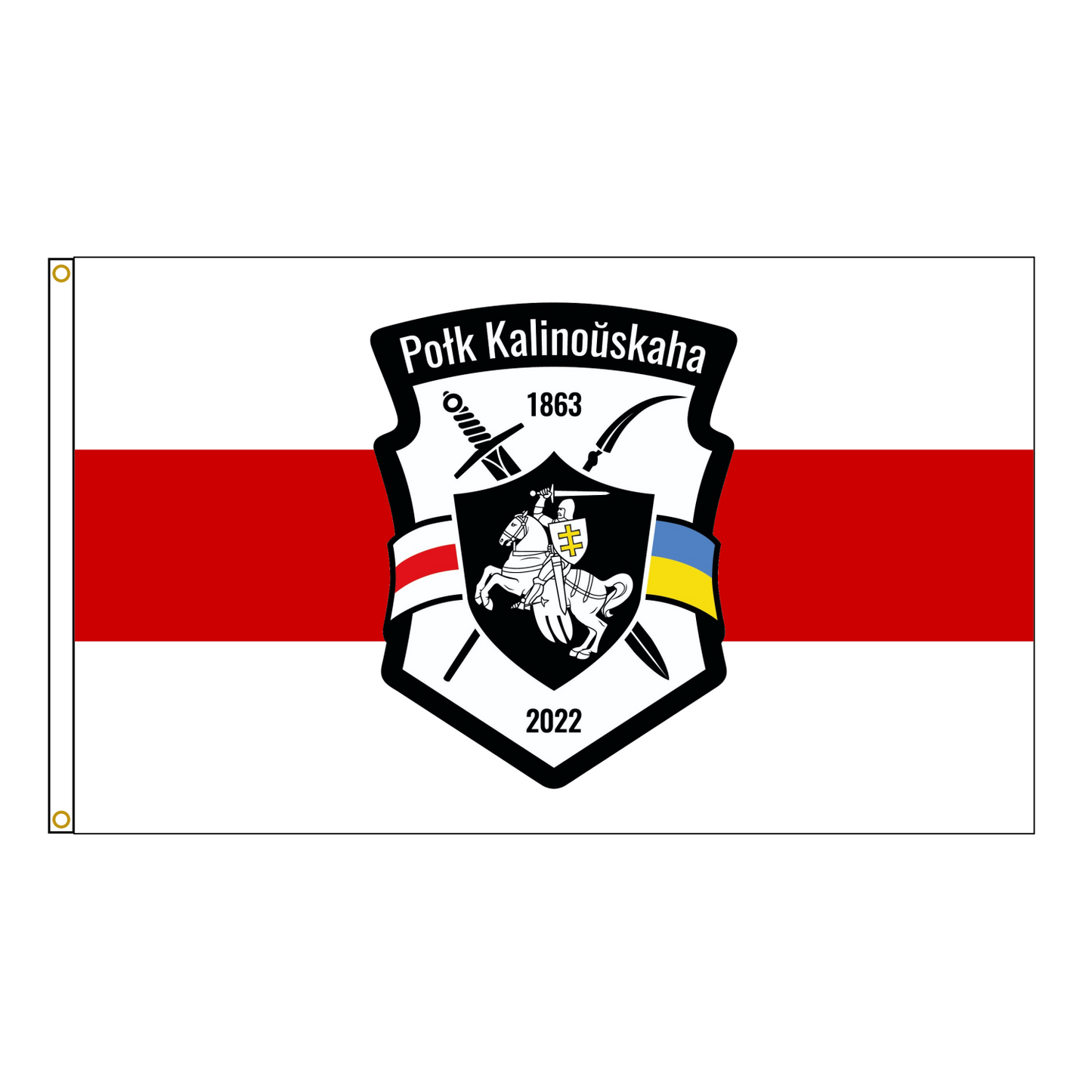 Kastus Kalinouski Regiment Flag