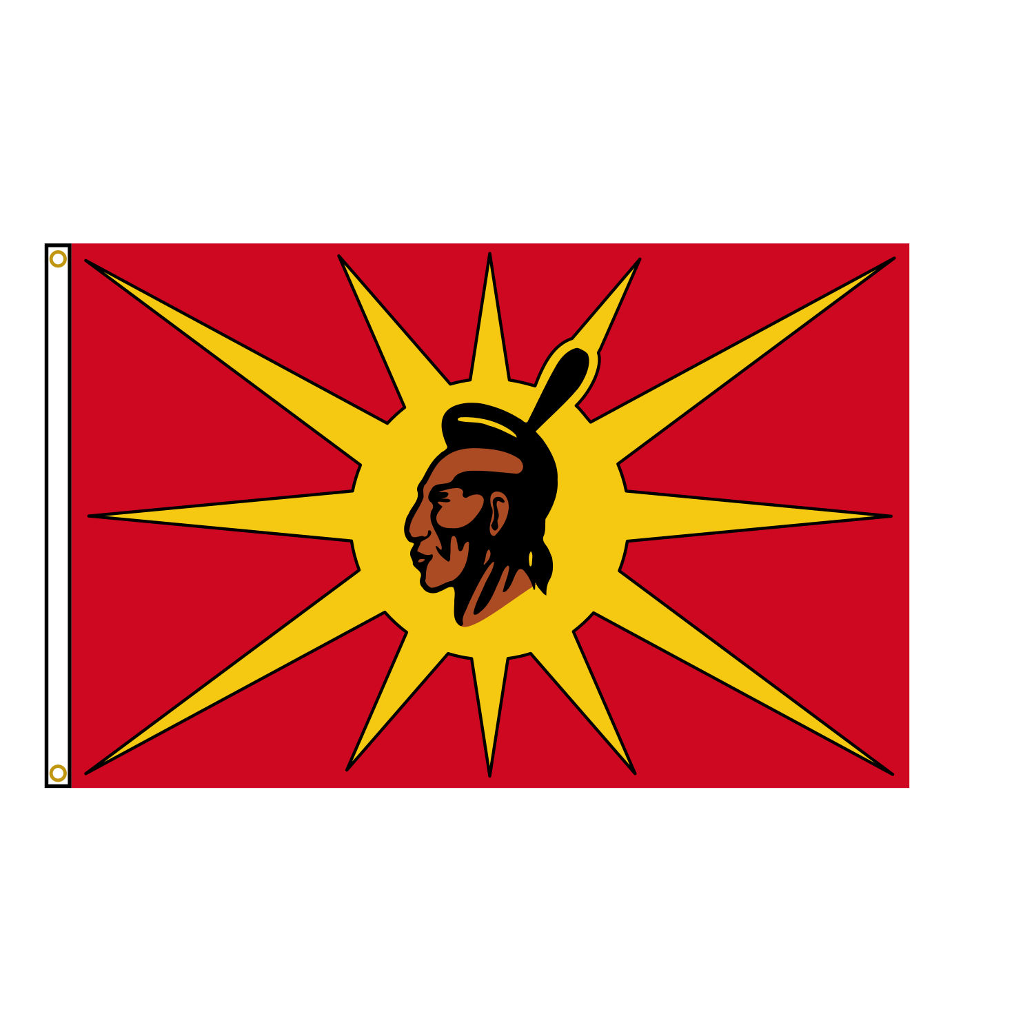 Mohawk Warrior Society Flag