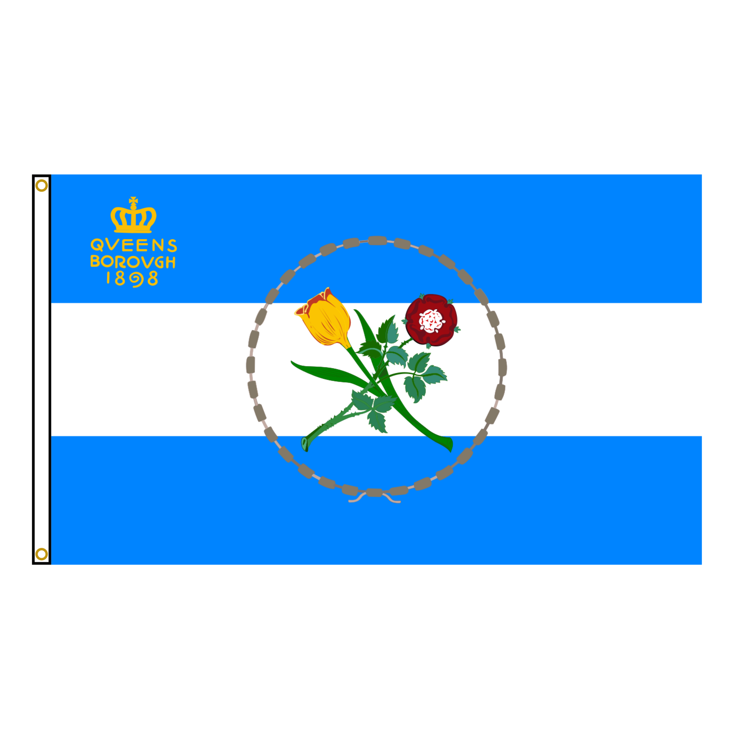 Queens New York Flag