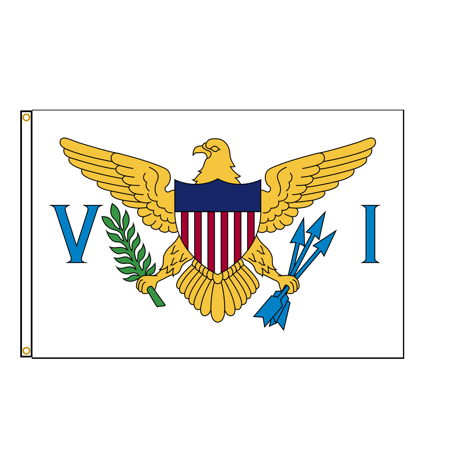 United States Virgin Islands Flag