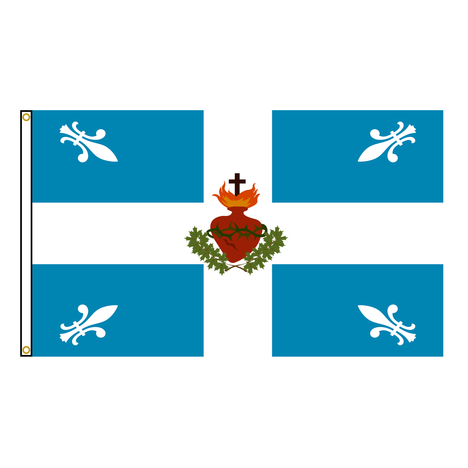 Carillon Sacré Coeur Flag