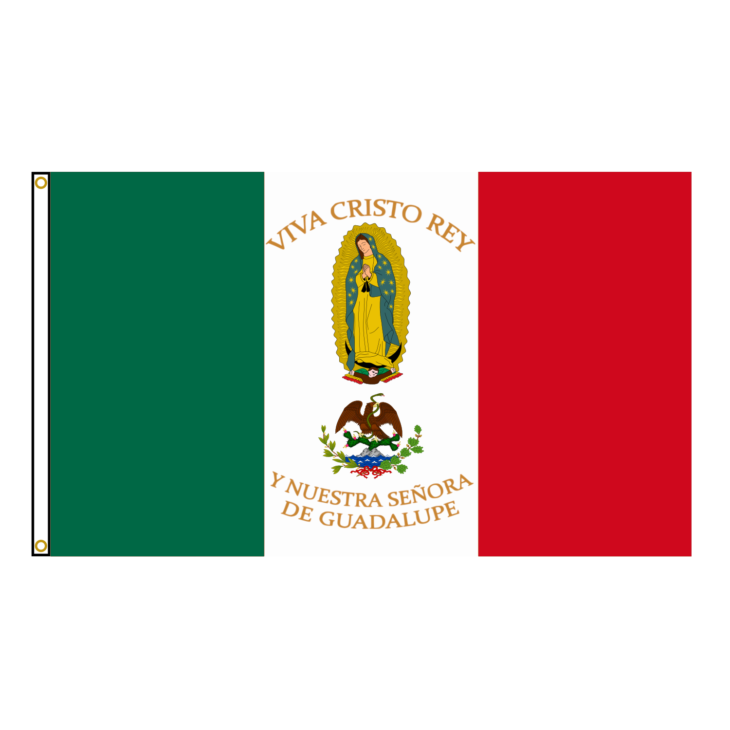 Cristeros Flag Mexican Catholic