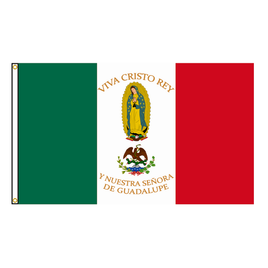 Cristeros Flag Mexican Catholic