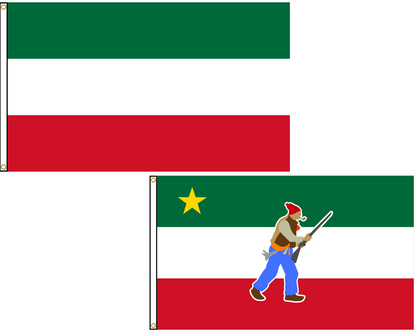 Drapeau des Patriotes - Tricolore Bas Canadien