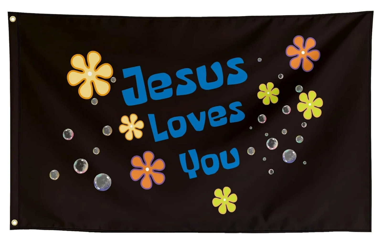 Jesus Loves You Flag