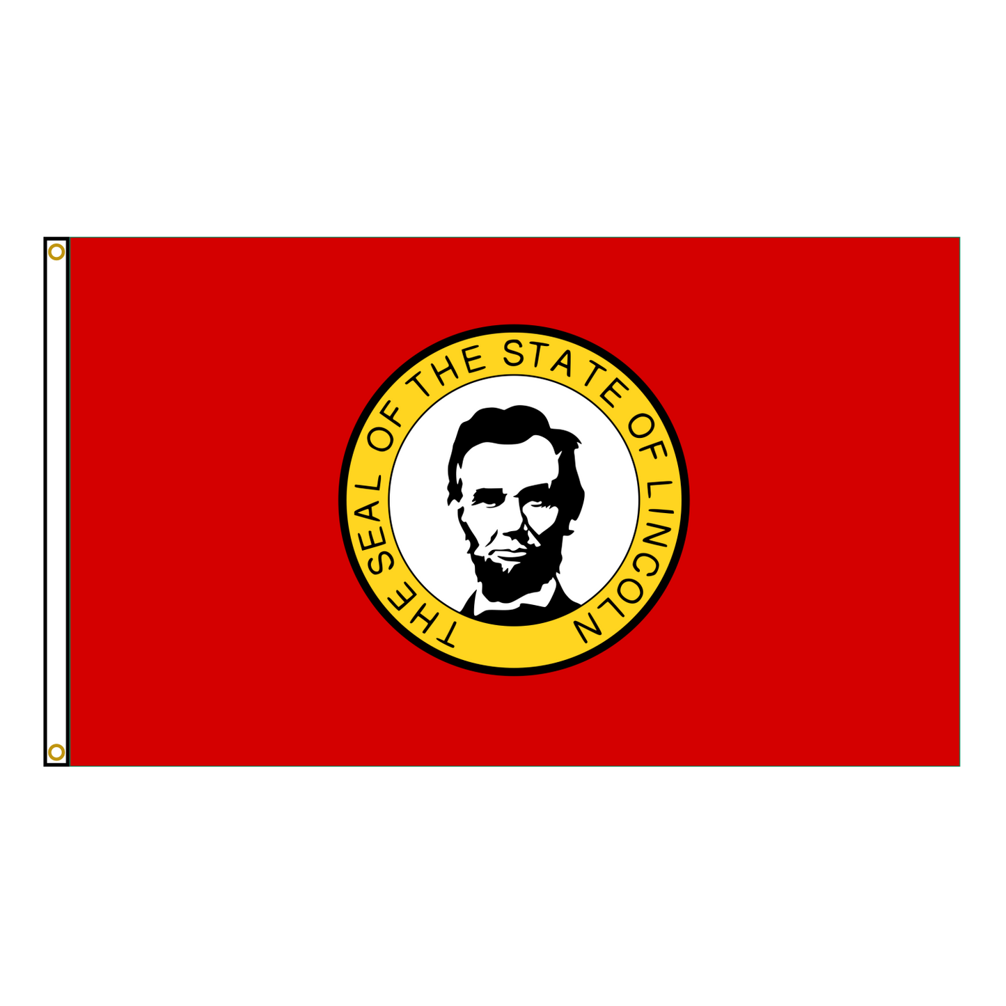 Lincoln State Flag USA