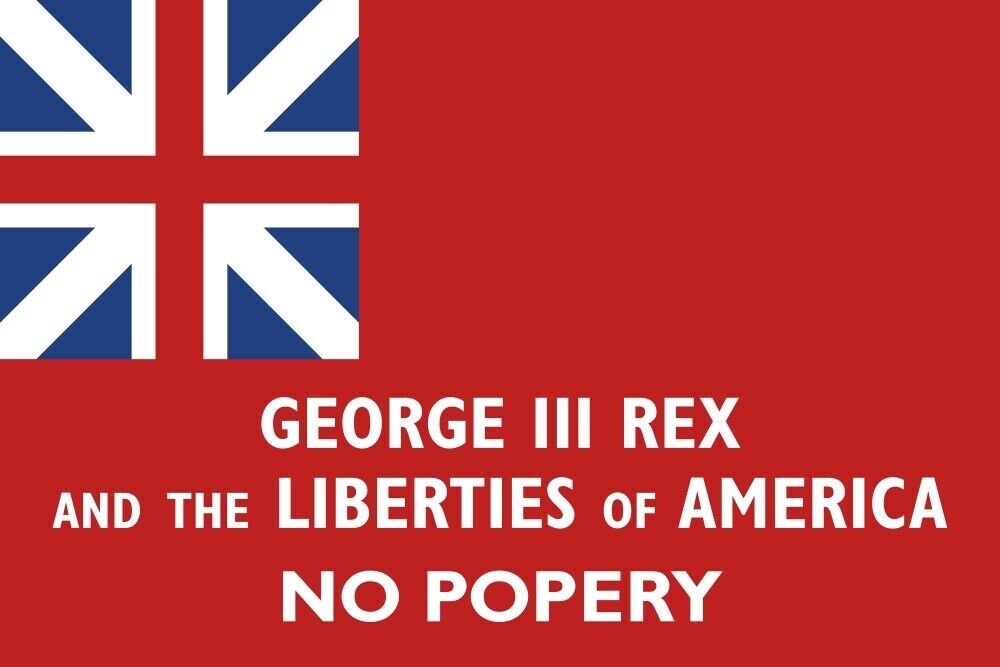 New York Union George Rex Flag George Rex Red -A