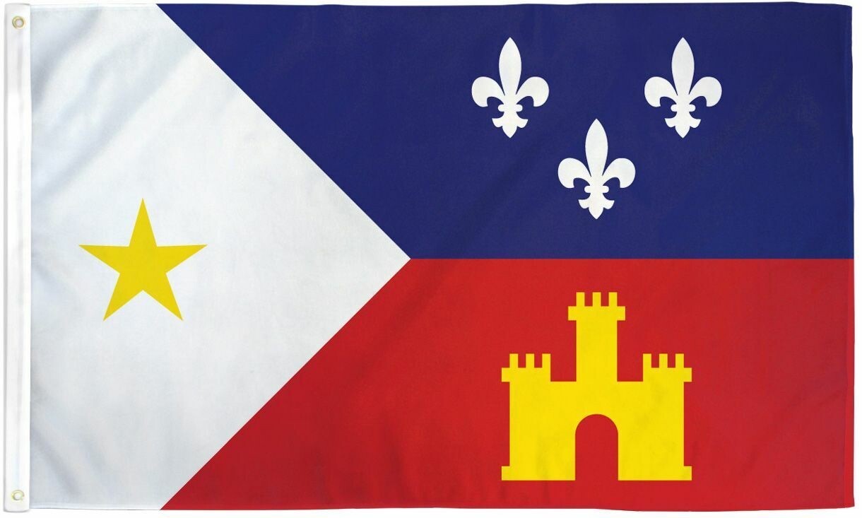 Cajun Flag Louisiana