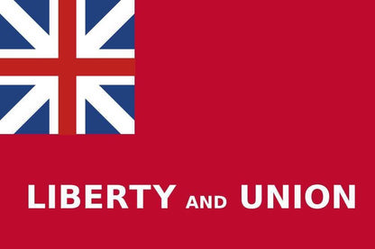 New York Union George Rex Flag Liberty and Union