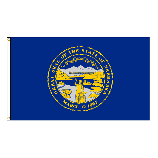 Nebraska State Flag USA