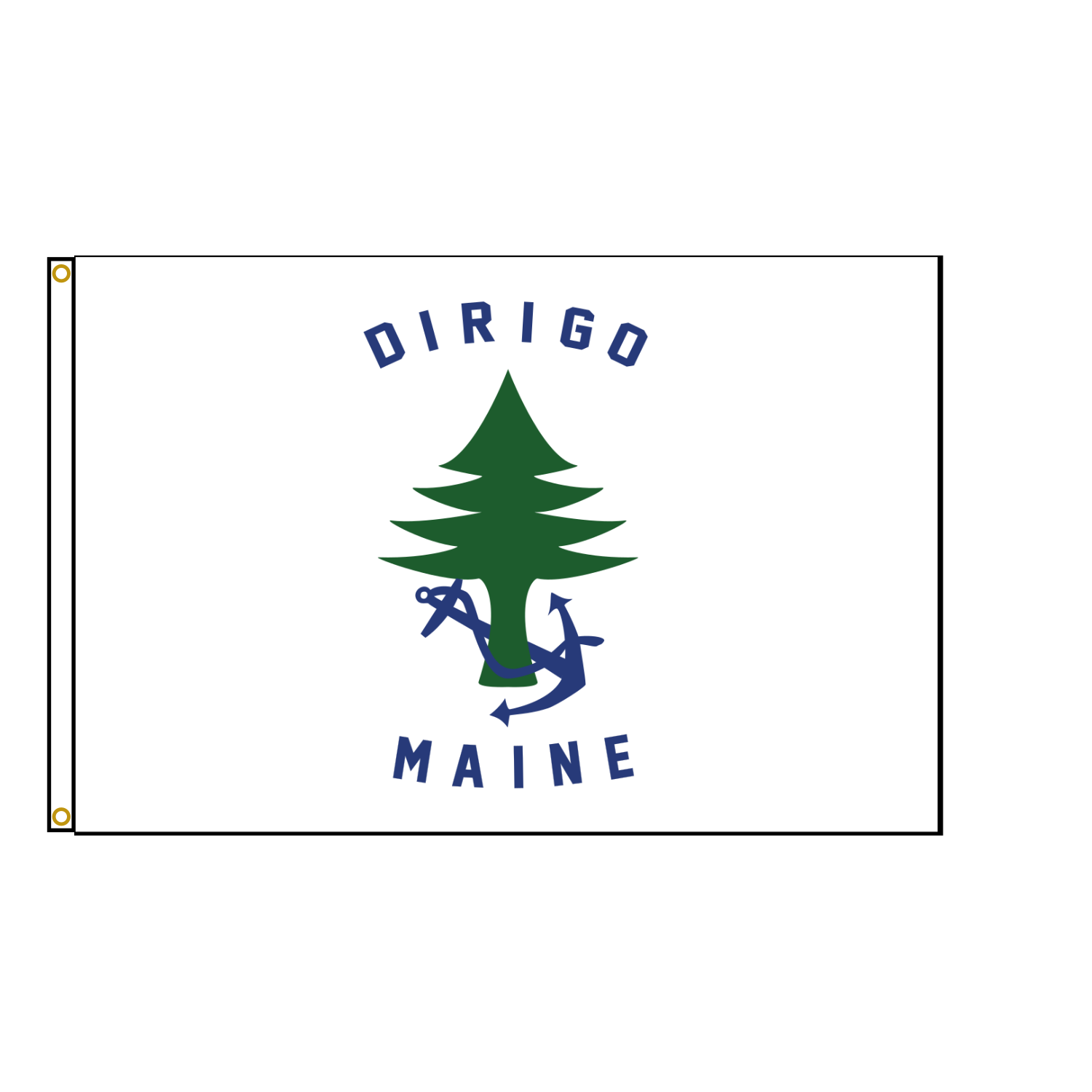 Maine State Ensign Flag USA