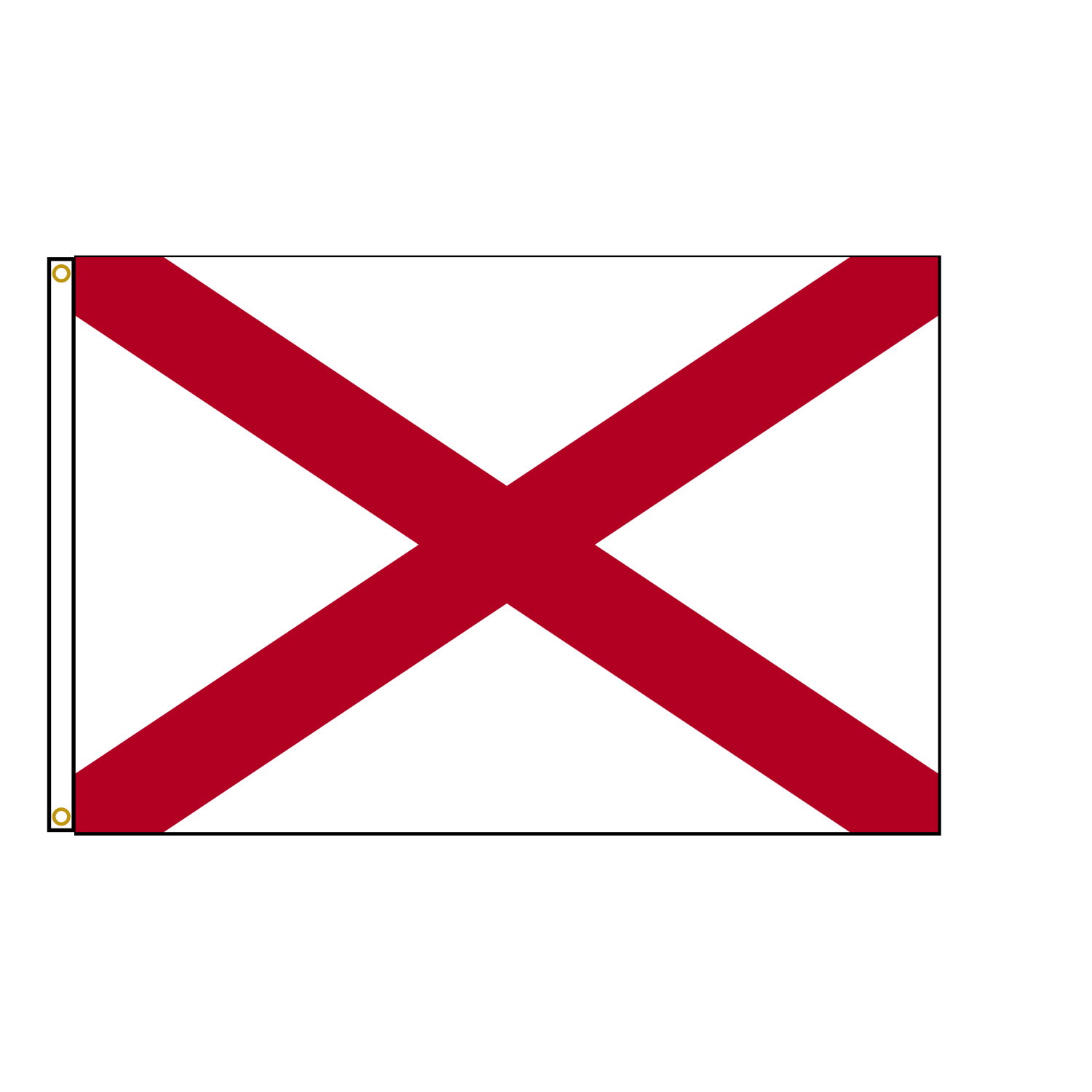 Alabama State Flag USA
