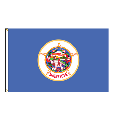 Old Minnesota State Flag USA