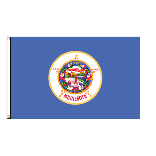Old Minnesota State Flag USA