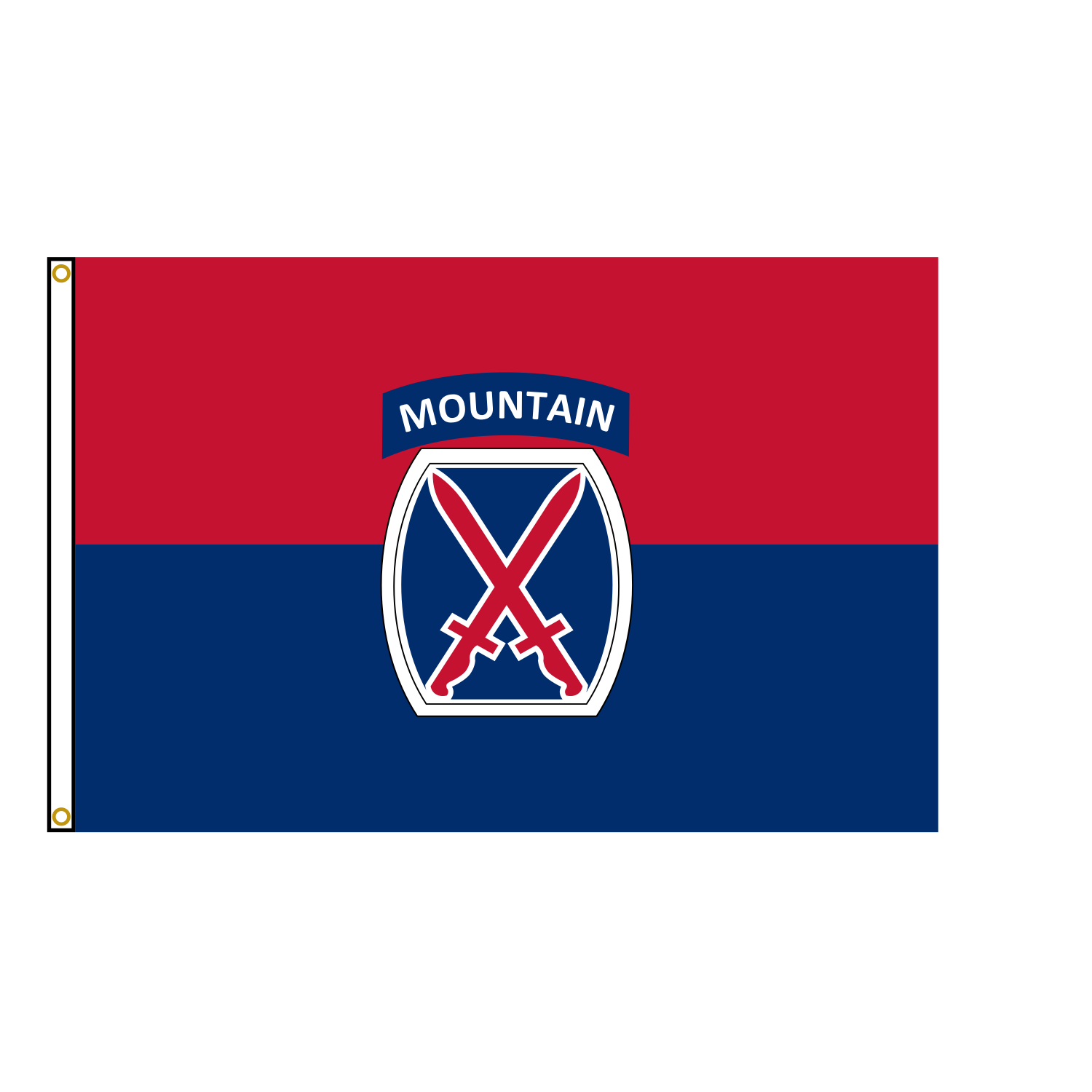 10th Mountain Division Flag USA