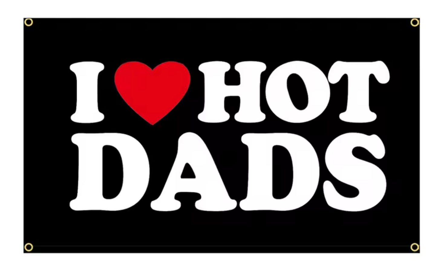 I love hot dads flag