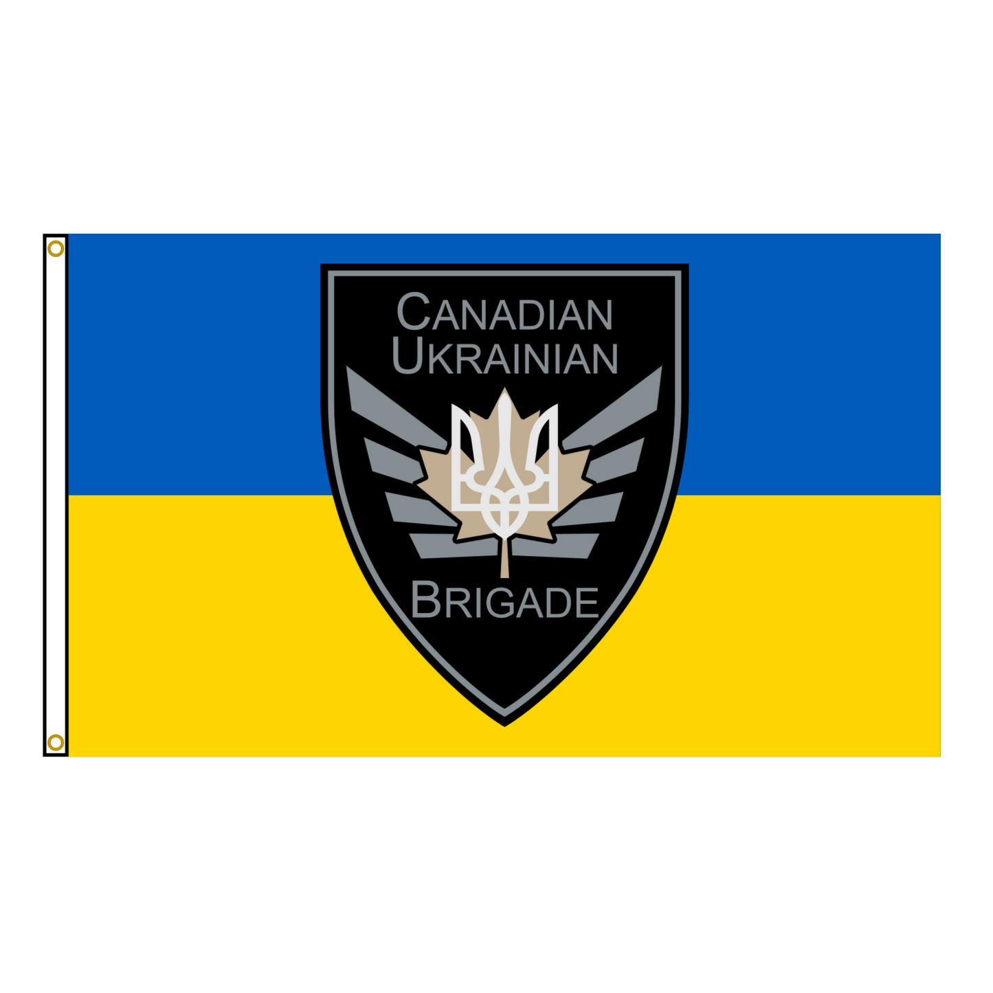 Canadian Ukrainian Brigade Flag
