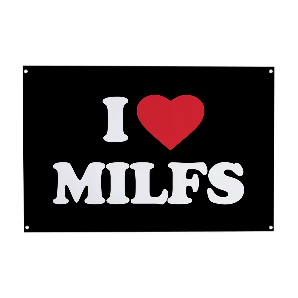 I Love MILFS Flag