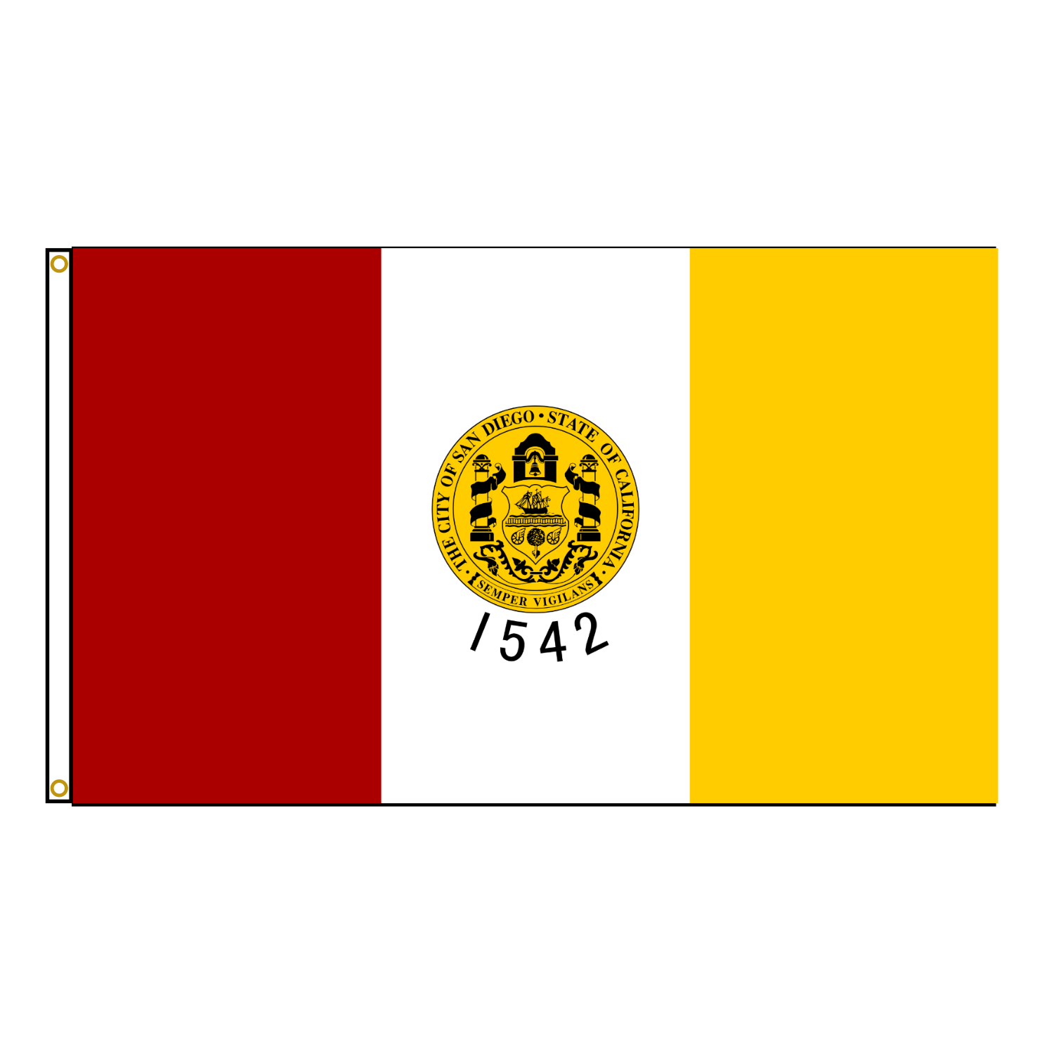 San Diego California Flag