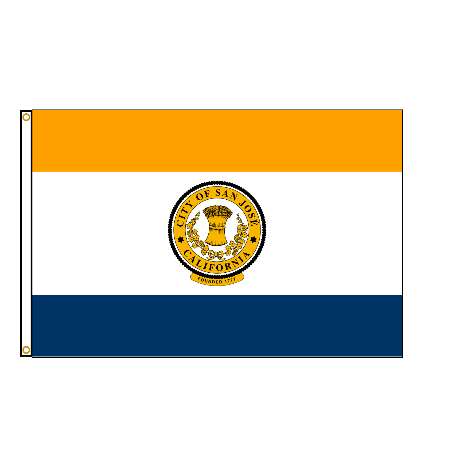 San Jose California Flag