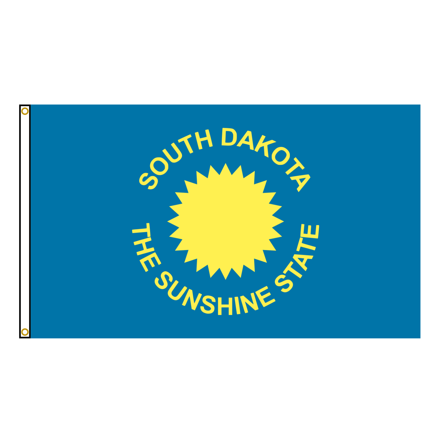 Old South Dakota State Flag 1909 - 1963